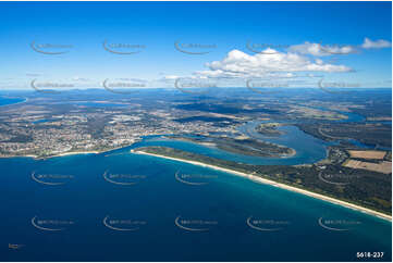 Aerial Photo Hibbard Area Port Macquarie NSW Aerial Photography