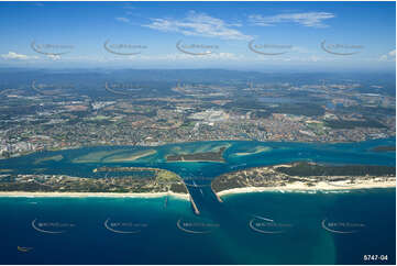 Aerial Photo The Broadwater QLD Aerial Photography