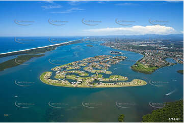 Aerial Photo Sovereign Island QLD Aerial Photography