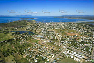 Aerial Photo Bowen CBD Area Aerial Photography