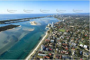 Aerial Photo Biggera Waters QLD Aerial Photography