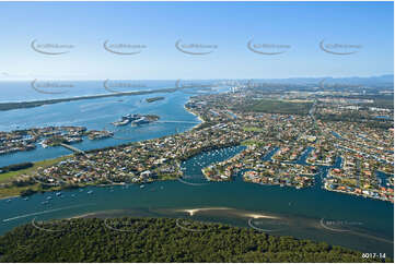 Aerial Photo Paradise Point QLD Aerial Photography