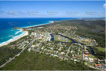 Aerial Photo Cabarita Beach / Bogangar NSW Aerial Photography