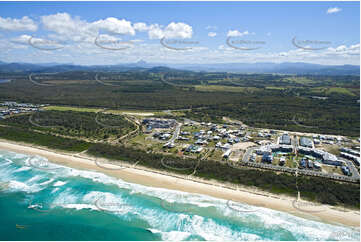 Aerial Photo Casuarina Beach NSW Aerial Photography