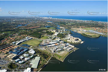 Aerial Photo Varsity Lakes QLD Aerial Photography