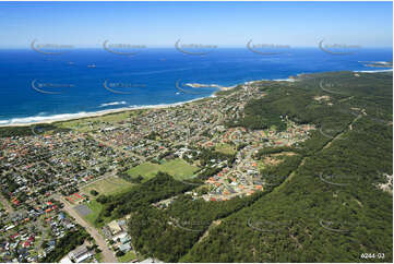 Aerial Photo Caves Beach NSW Aerial Photography