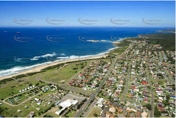 Aerial Photo Caves Beach NSW Aerial Photography