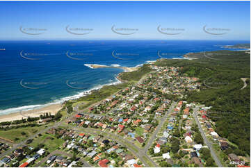 Aerial Photo Caves Beach NSW Aerial Photography