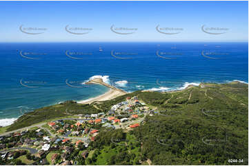 Aerial Photo Caves Beach NSW Aerial Photography