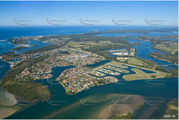 Aerial Photo Yamba NSW Aerial Photography