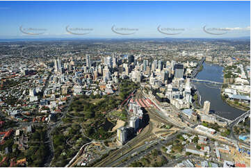 Aerial Photo Brisbane CBD QLD Aerial Photography