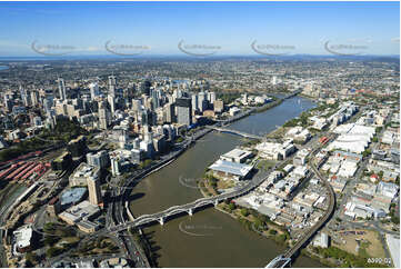 Aerial Photo Brisbane CBD QLD Aerial Photography