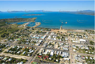 Aerial Photo Bowen CBD Area Aerial Photography