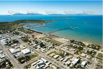 Aerial Photo Bowen CBD Area Aerial Photography