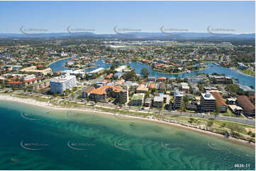 Aerial Photo Biggera Waters QLD Aerial Photography