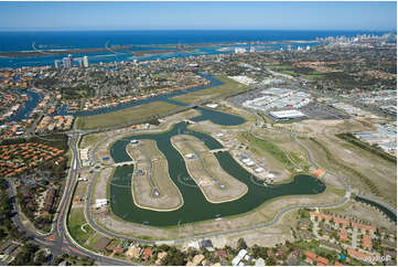 Aerial Photo Biggera Waters QLD Aerial Photography
