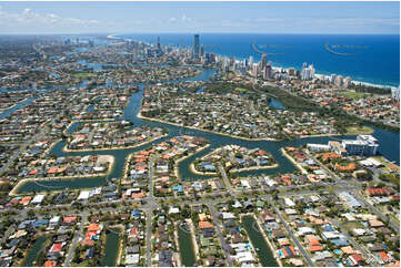 Aerial Photo Broadbeach Waters QLD Aerial Photography