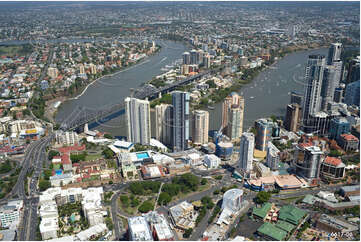 Aerial Photo Brisbane CBD QLD Aerial Photography