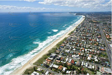Aerial Photo Mermaid Beach QLD Aerial Photography