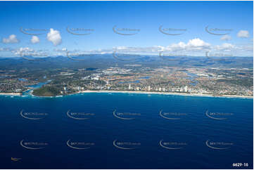Aerial Photo Burleigh Heads QLD Aerial Photography