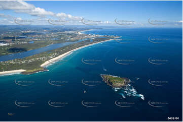 Aerial Photo Cook Island & Fingal Head NSW Aerial Photography