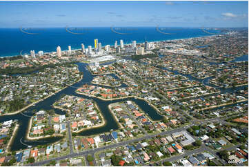 Aerial Photo Broadbeach Waters QLD Aerial Photography