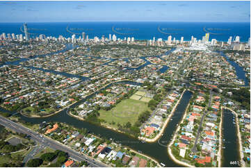 Aerial Photo Broadbeach Waters QLD Aerial Photography