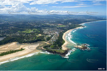 Aerial Photo Sawtell NSW Aerial Photography