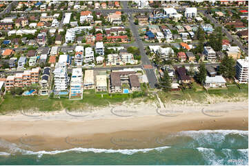 Aerial Photo Mermaid Beach QLD Aerial Photography