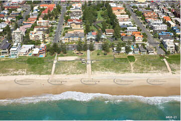Aerial Photo Mermaid Beach QLD Aerial Photography