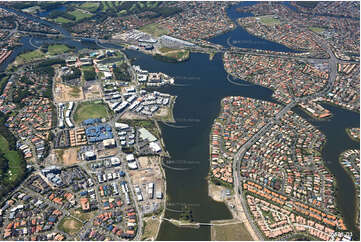 Aerial Photo Varsity Lakes QLD Aerial Photography