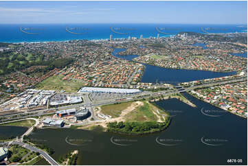 Aerial Photo Varsity Lakes QLD Aerial Photography