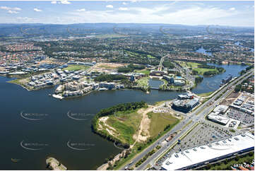Aerial Photo Varsity Lakes QLD Aerial Photography