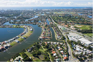 Aerial Photo Carrara QLD Aerial Photography