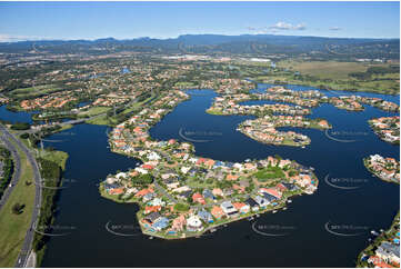 Aerial Photo Clear Island Waters QLD Aerial Photography