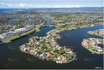 Aerial Photo Clear Island Waters QLD Aerial Photography