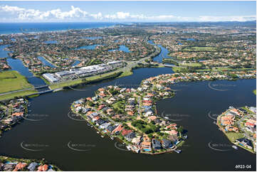 Aerial Photo Clear Island Waters QLD Aerial Photography