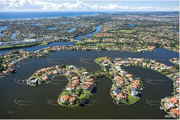 Aerial Photo Clear Island Waters QLD Aerial Photography