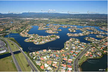 Aerial Photo Clear Island Waters QLD Aerial Photography