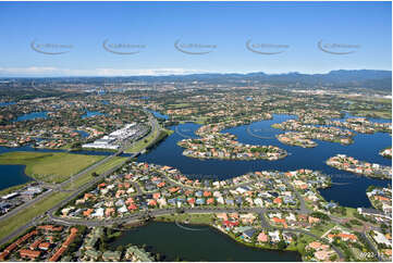 Aerial Photo Clear Island Waters QLD Aerial Photography