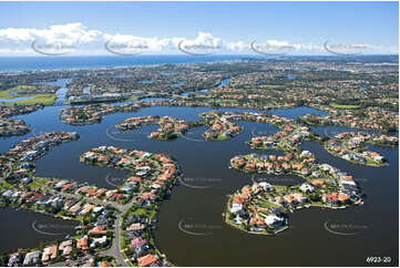 Aerial Photo Clear Island Waters QLD Aerial Photography