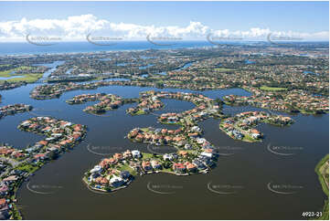 Aerial Photo Clear Island Waters QLD Aerial Photography