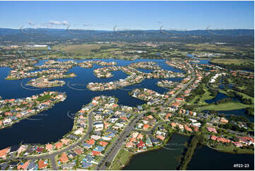 Aerial Photo Clear Island Waters QLD Aerial Photography