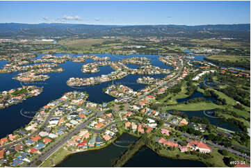 Aerial Photo Clear Island Waters QLD Aerial Photography