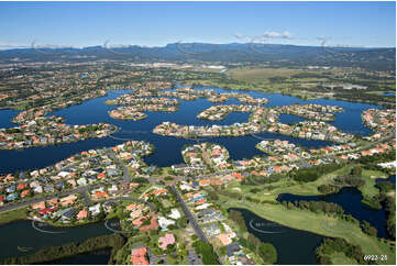 Aerial Photo Clear Island Waters QLD Aerial Photography