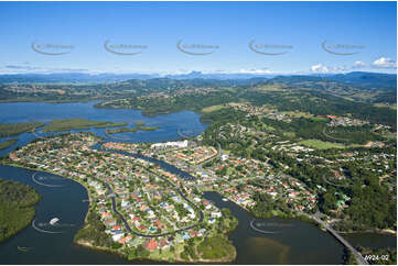 Aerial Photo Tweed Heads West NSW Aerial Photography