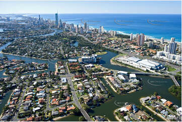 Aerial Photo Broadbeach Waters QLD Aerial Photography