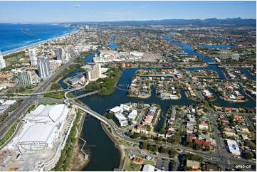 Aerial Photo Broadbeach Waters QLD Aerial Photography