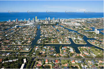 Aerial Photo Broadbeach Waters QLD Aerial Photography