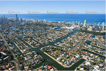 Aerial Photo Broadbeach Waters QLD Aerial Photography